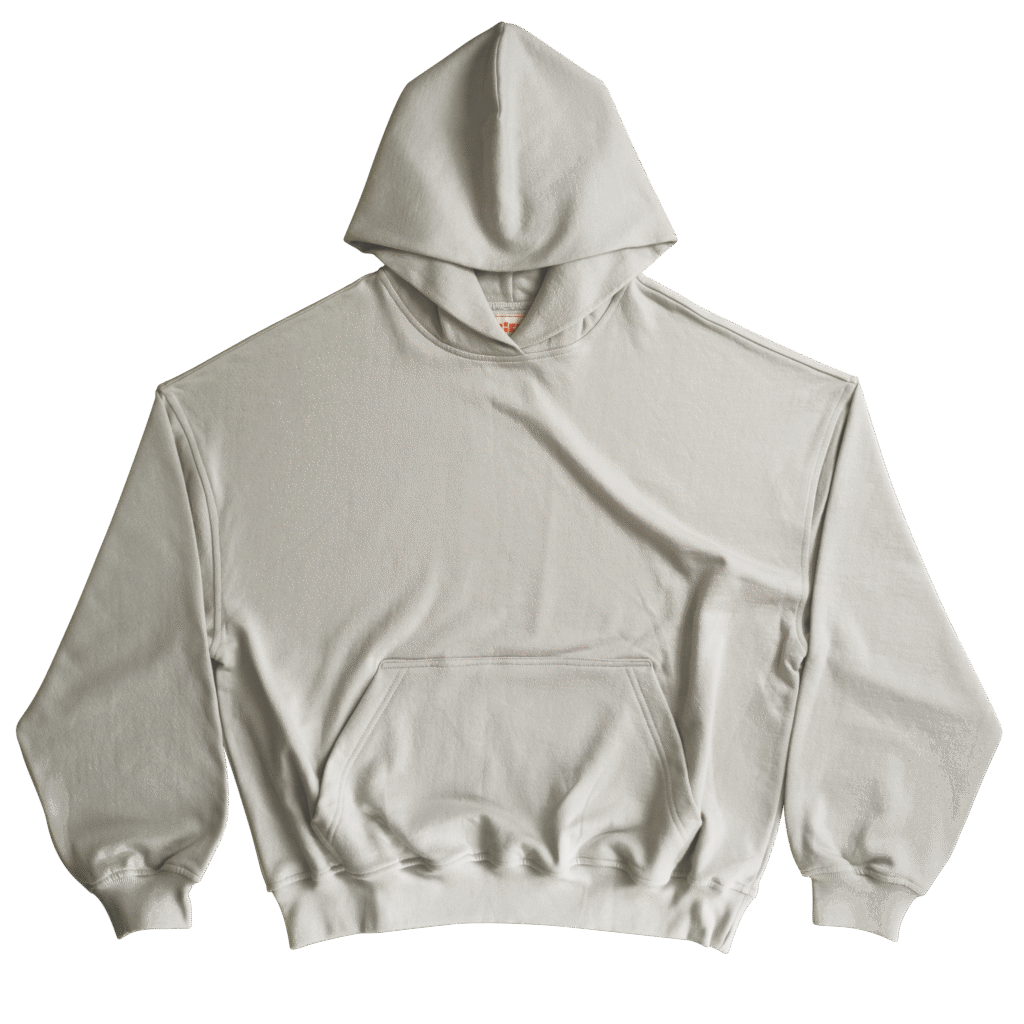 Hoodie Básica Color Beige Claro