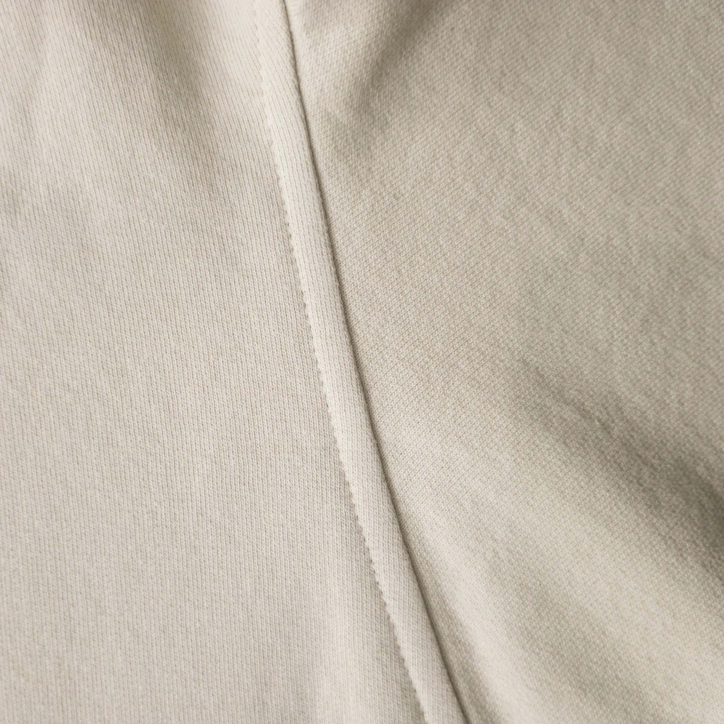 polera basica beige claro textura