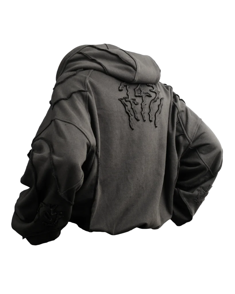 hoodie rara costuras exteriores polera zicks