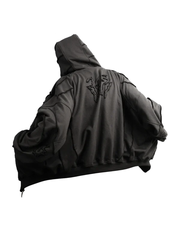 hoodie rara costuras exteriores polera zicks