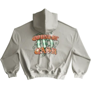 polera básica beige claro con diseño