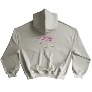 polera básica beige claro con diseño