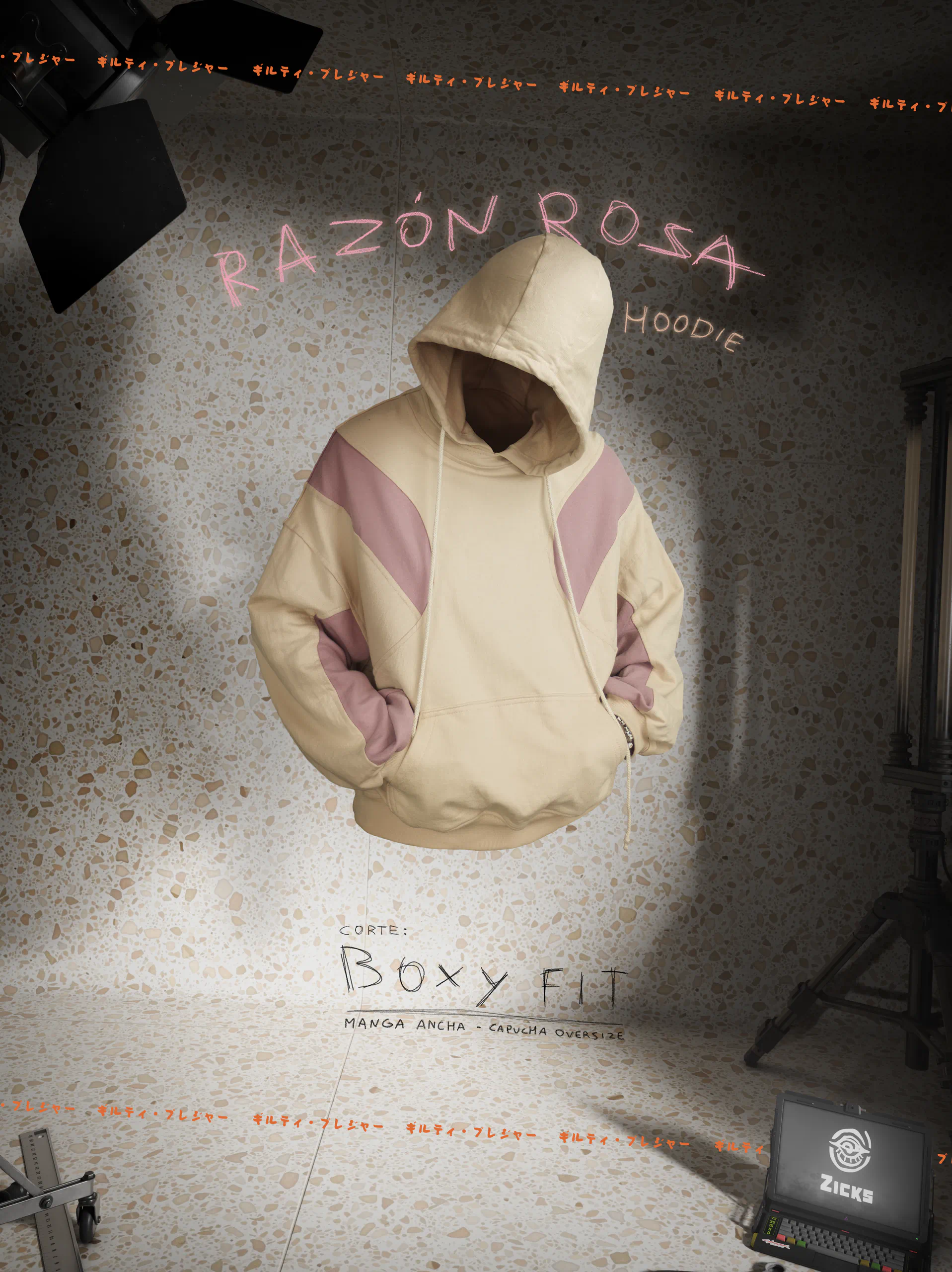 Hoodie Razón Rosa (Muestra): imagen 7